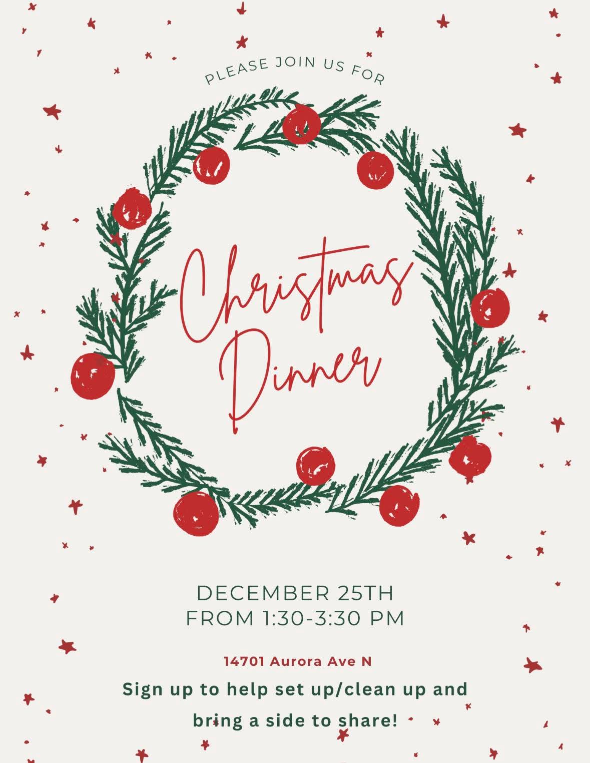 Christmas Potluck Dinner