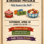 Phoenix Club 50/50 Raffle & Dessert Potluck